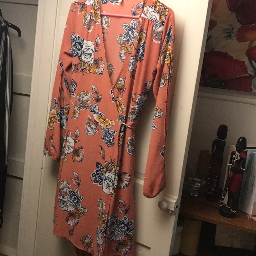 Coral dress